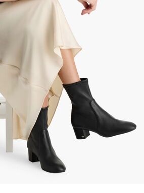 Stuart Weitzman sock Booties with dust bag and original box